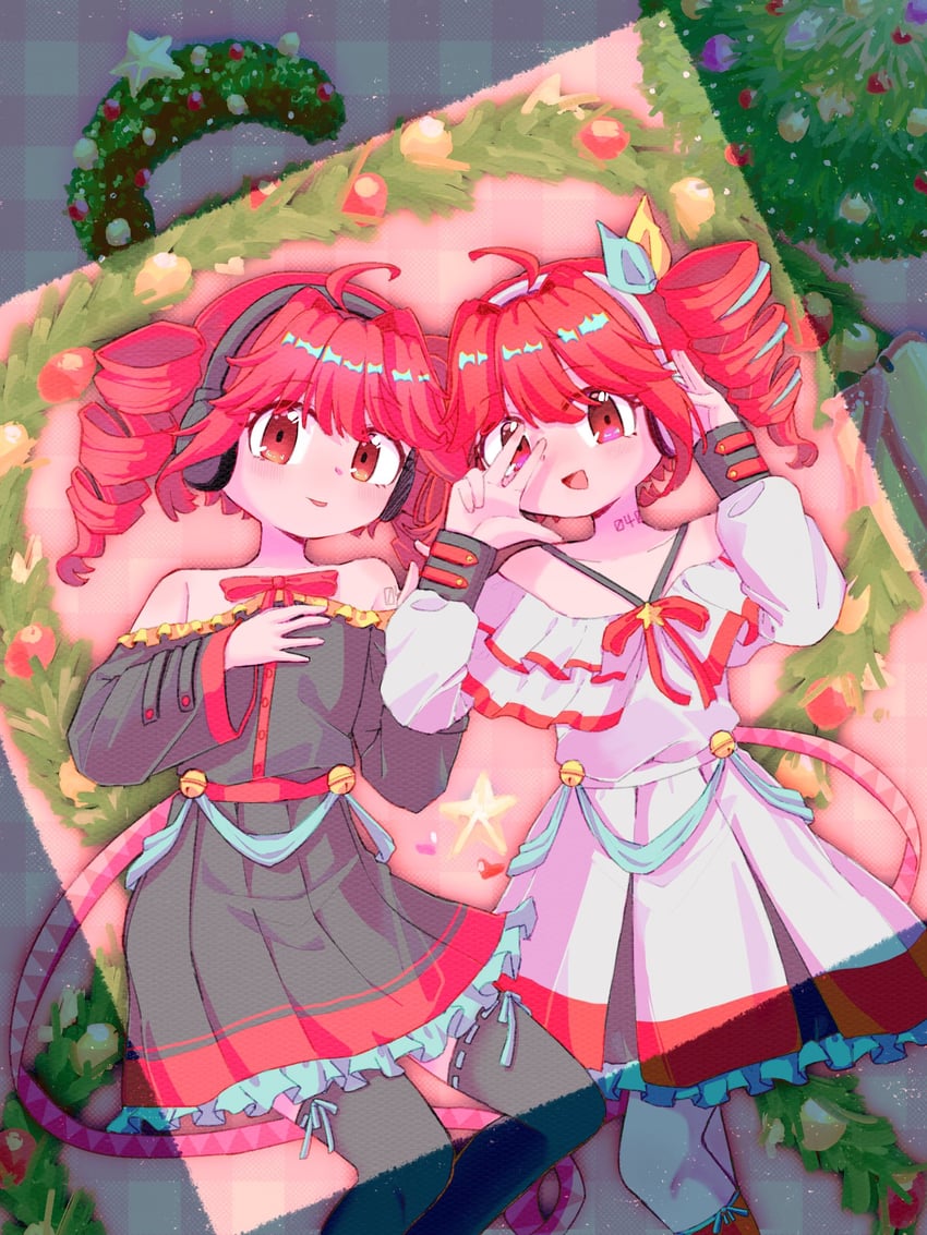 kasane teto (utau and 1 more) drawn by yue_qianye