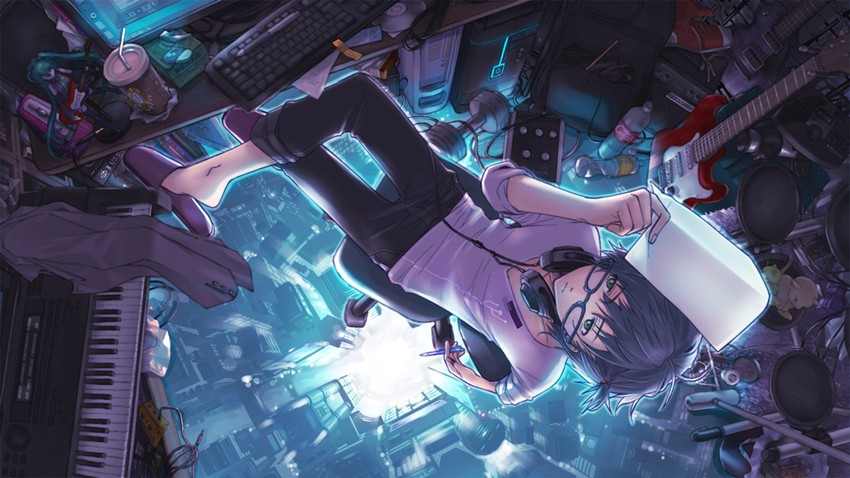 hatsune miku (original and 1 more) drawn by shirano_(hiromaxi729)