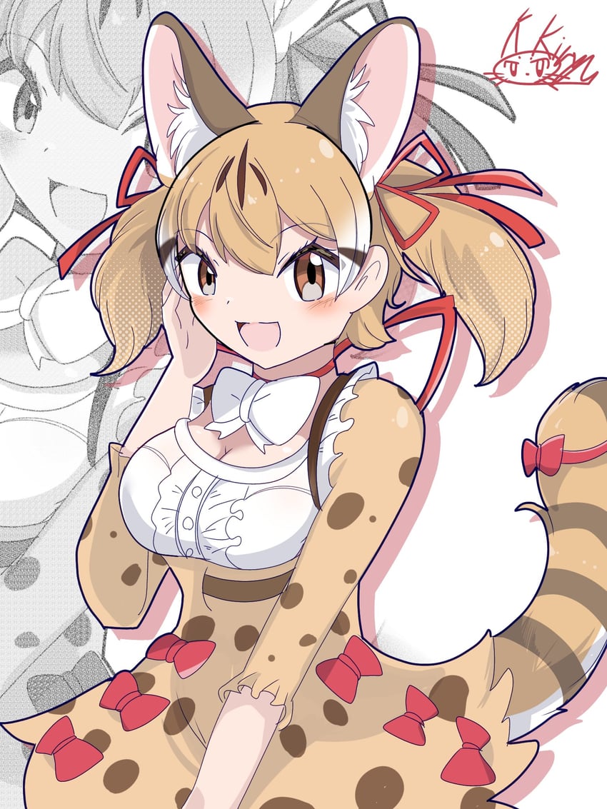 large-spotted genet (kemono friends and 1 more) drawn by kiryu_(rnrwbhybsxj4qgk)