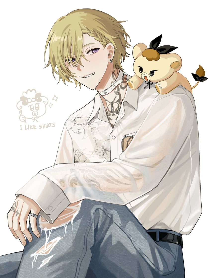 luca kaneshiro and lucub (nijisanji and 1 more) drawn by curry_ytd