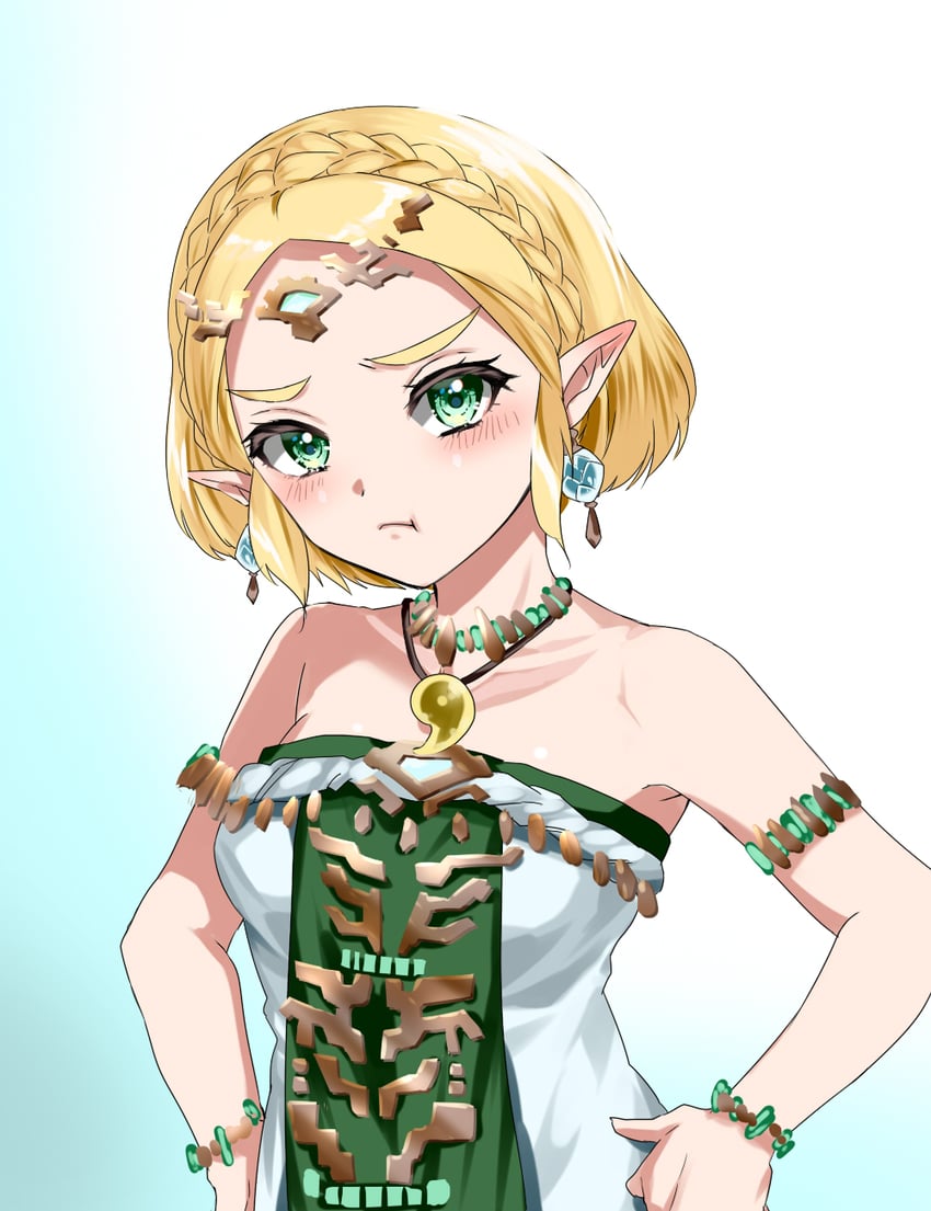 princess zelda (the legend of zelda and 1 more) drawn by wasabi_(legemd)