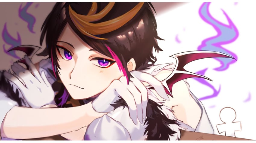shu yamino (nijisanji and 1 more) drawn by nnnuts2