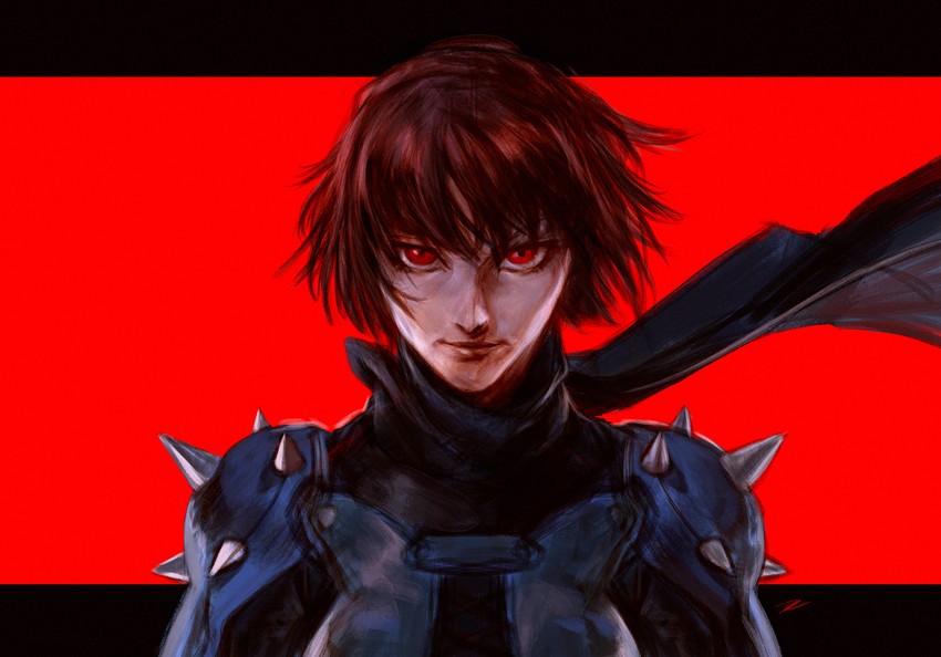 niijima makoto (persona and 1 more) drawn by dave_rapoza