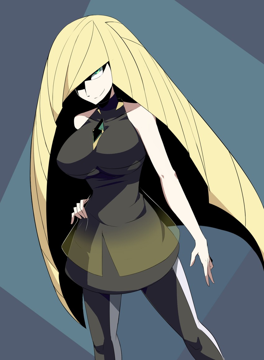 lusamine (pokemon and 1 more) drawn by shimure_(460)