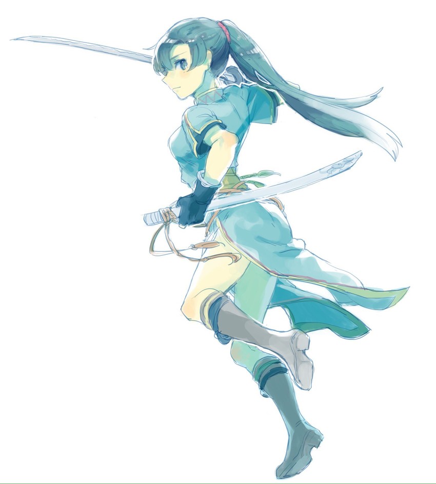 lyn (fire emblem and 1 more) drawn by aisutabetao