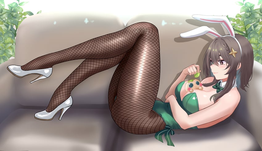 meica (indie virtual youtuber and 1 more) drawn by esteban_(estebaneishon)