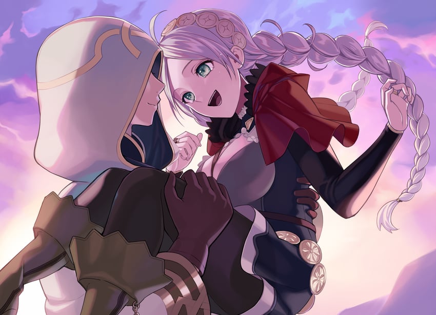 kiran, nina, and male kiran (fire emblem and 2 more) drawn by kiyuu