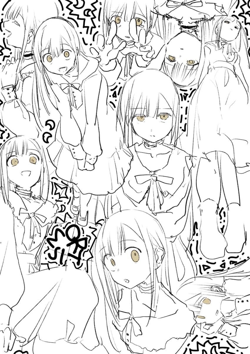 wakaba mutsumi and mortis (bang dream! and 1 more) drawn by kushima_yu