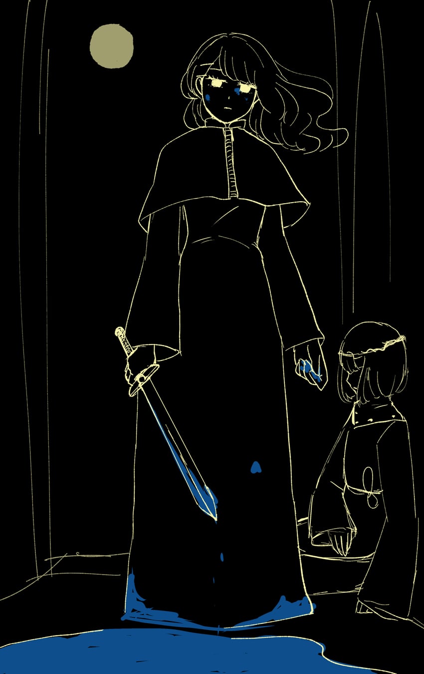 railroad spike and klein (famiresu wo kyouju seyo) drawn by mia960
