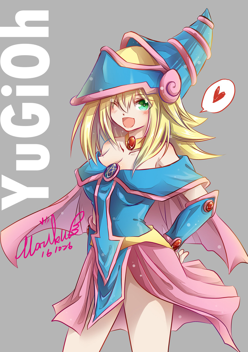 dark magician girl (yu-gi-oh!) drawn by mariku_(omisnow)