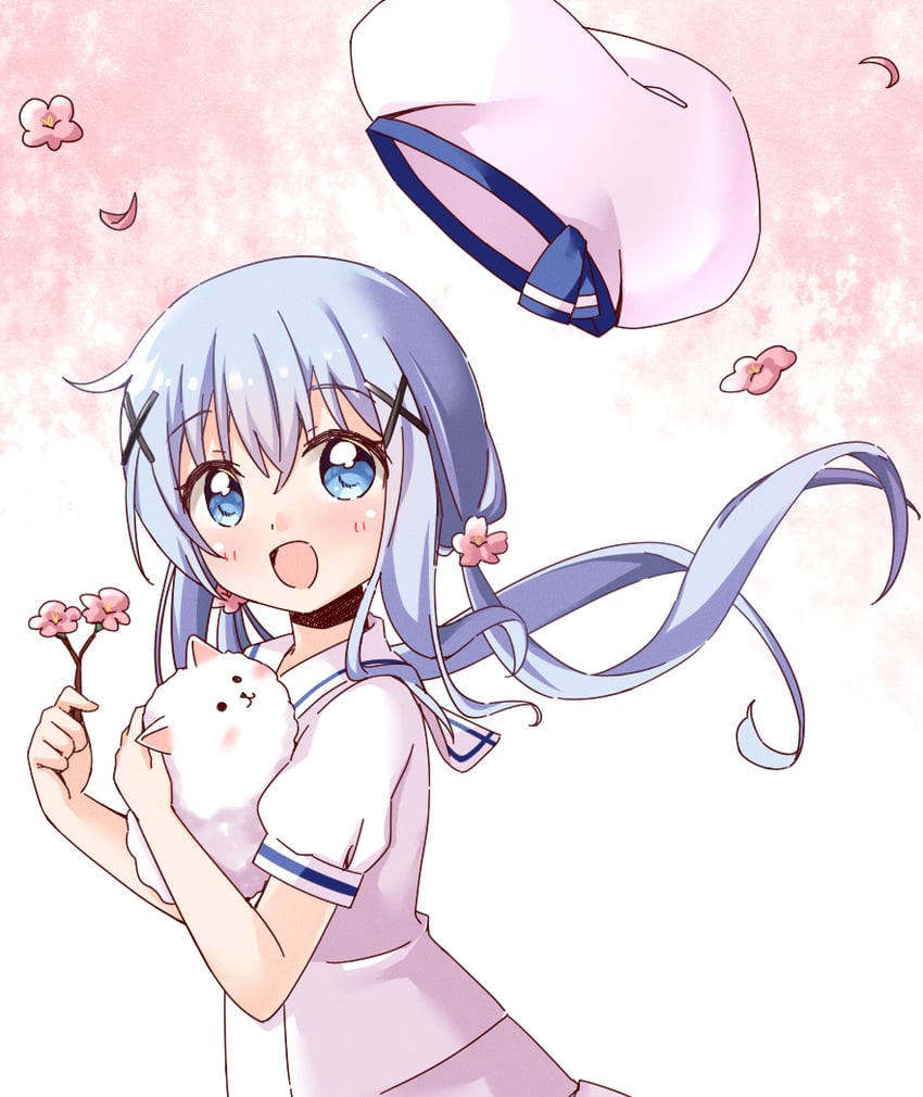 kafuu chino and tippy (gochuumon wa usagi desu ka?) drawn by haru_(konomi_150)