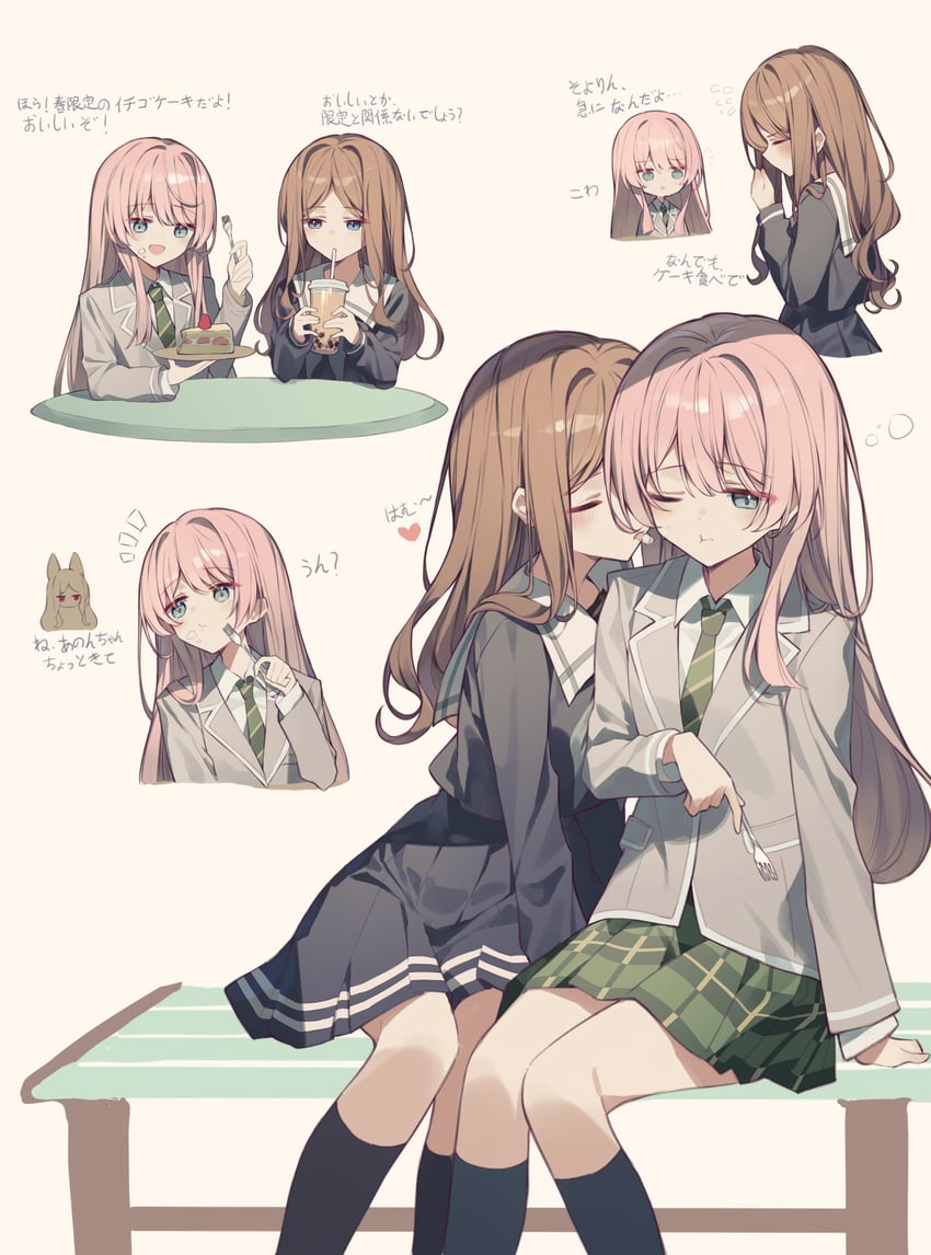 chihaya anon and nagasaki soyo (bang dream! and 1 more) drawn by maidcode1023