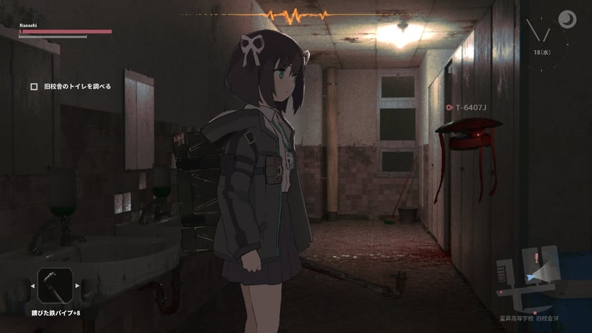 protagonist and t-6407j (lost property control organization) drawn by samidare_(hoshi)