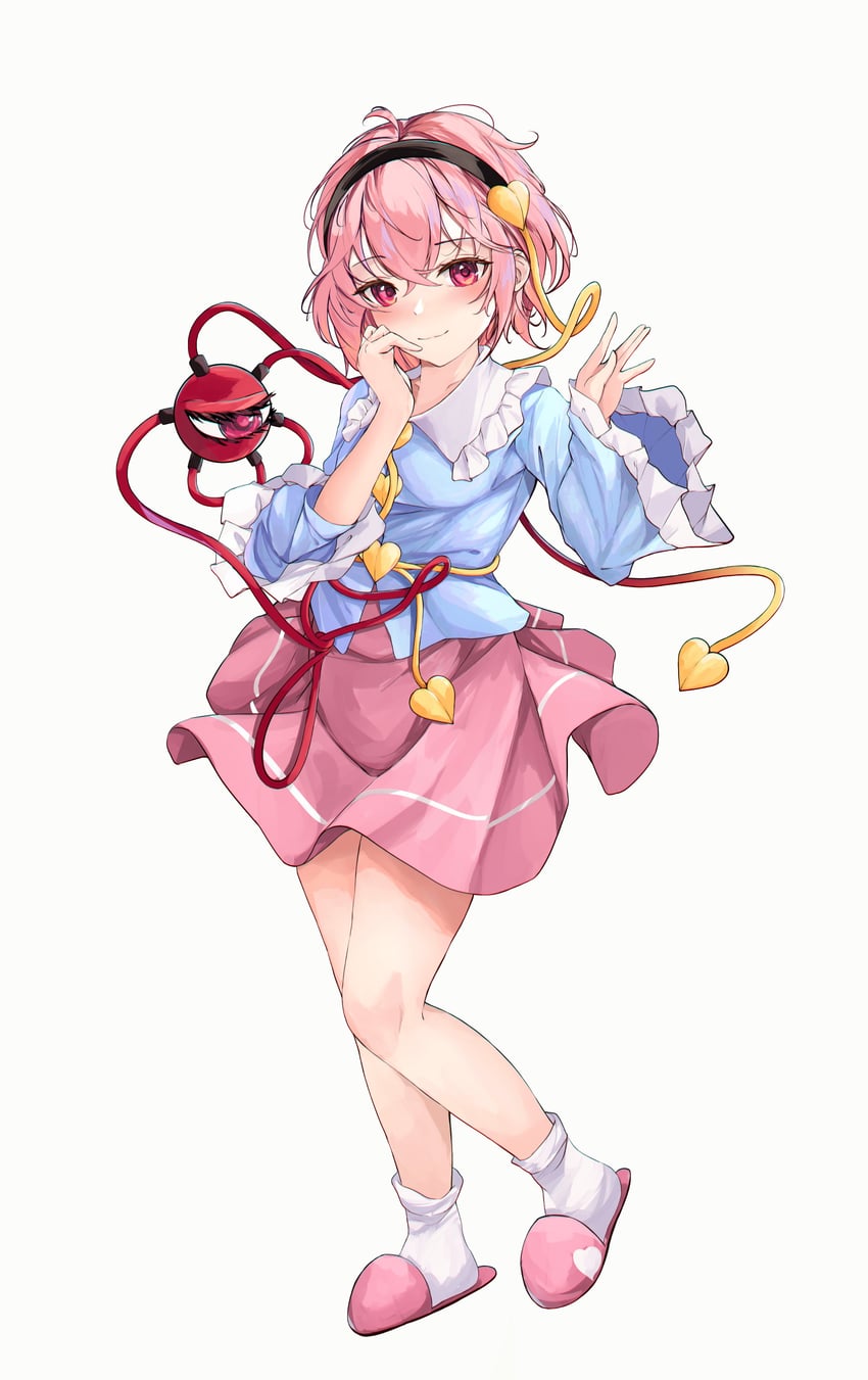 komeiji satori (touhou) drawn by orchid_(orukido)