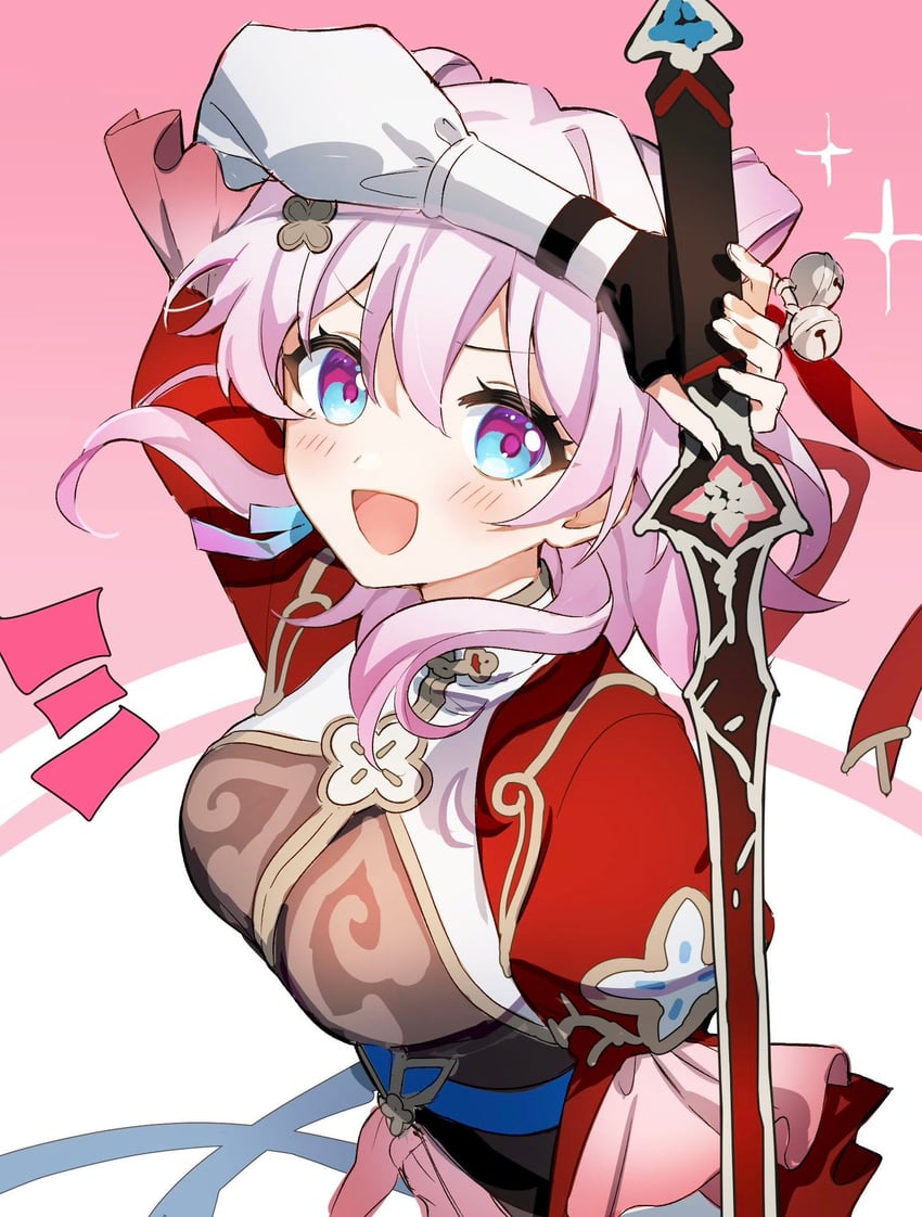march 7th (honkai and 1 more) drawn by tnri_0404