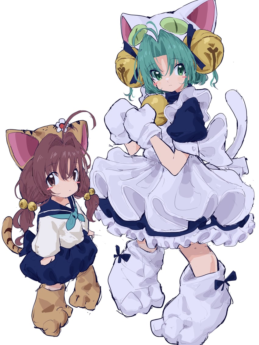 dejiko and puchiko (di gi charat) drawn by mugi_(mugimugi_9kv)