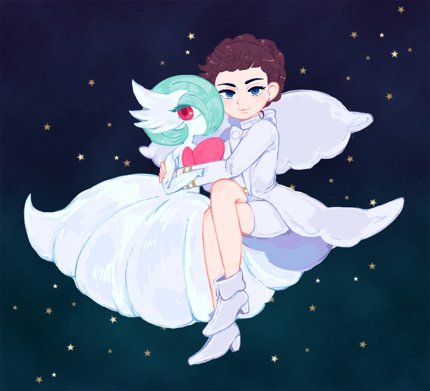 gardevoir, mega gardevoir, and diantha (pokemon and 1 more) drawn by borelo