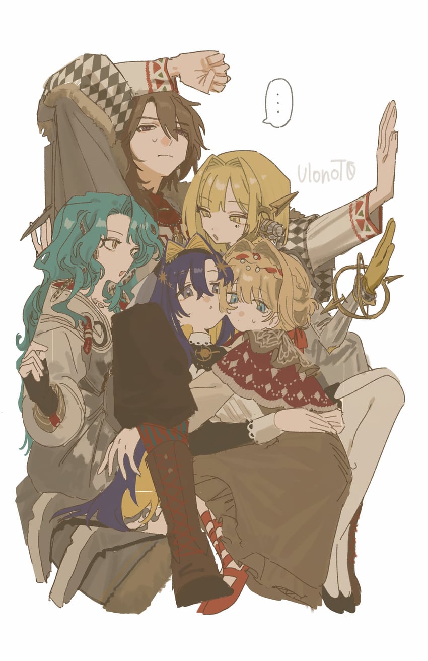 voyager, kiperina, hissabeth, name day, and pointer (reverse:1999) drawn by oji-sama_(ochi4t)