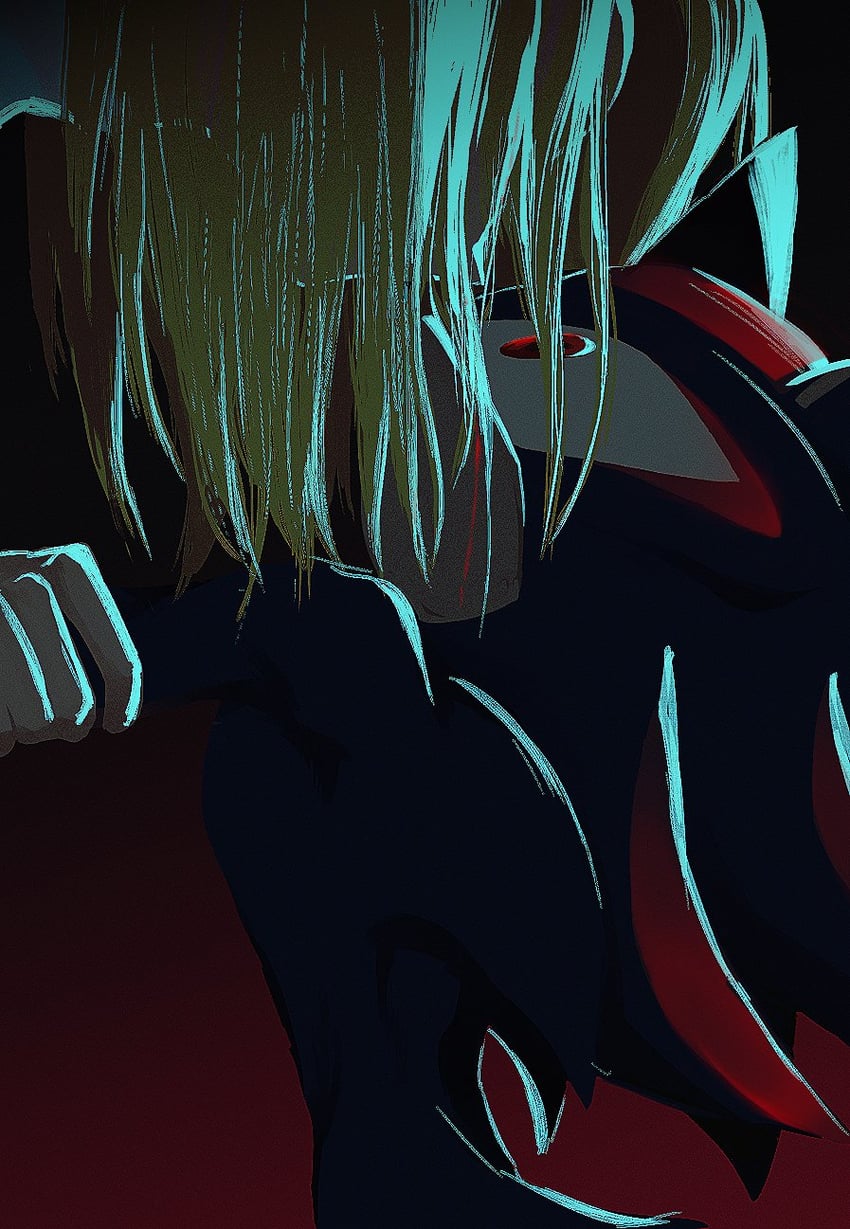 shadow the hedgehog and maria robotnik (sonic) drawn by malleng_sonic