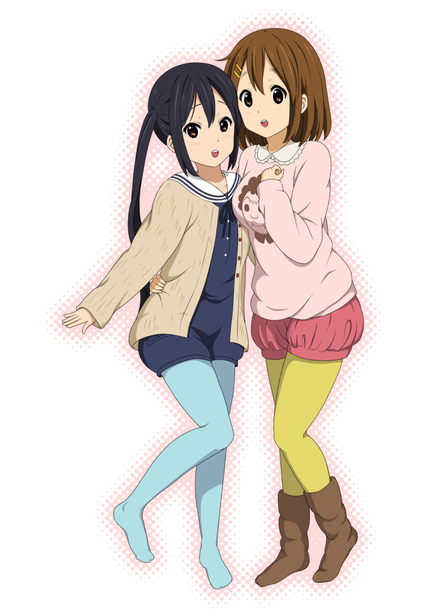 nakano azusa and hirasawa yui (k-on! and 1 more) drawn by ckst