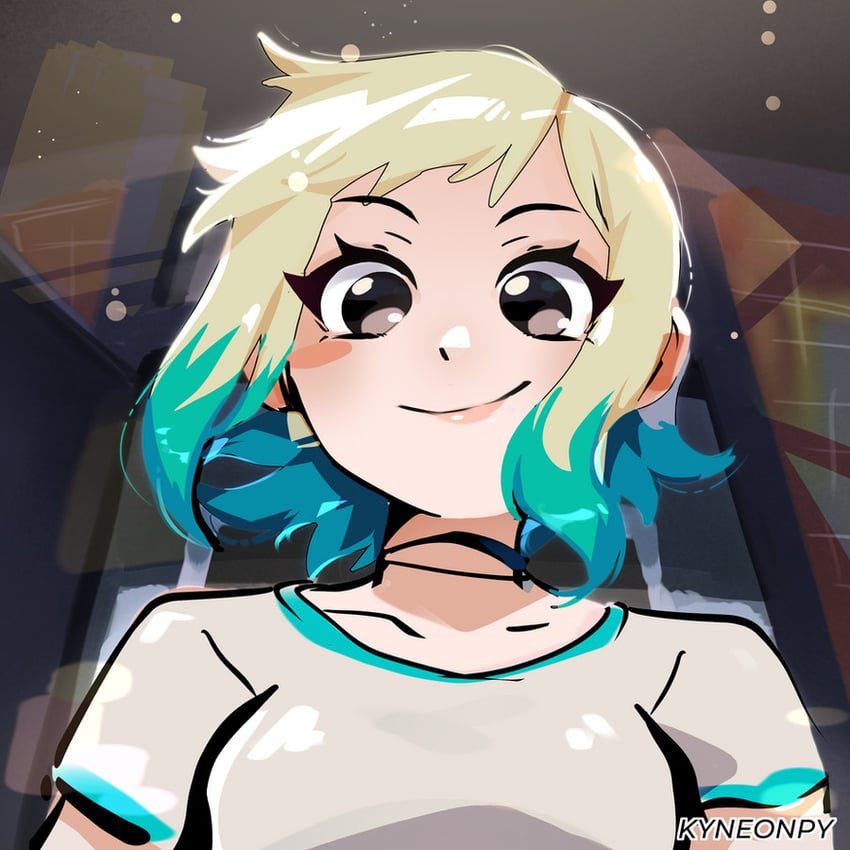 ramona flowers (scott pilgrim and 1 more) drawn by kyneonpy