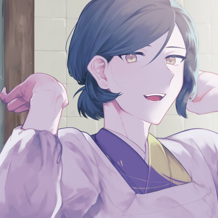 kiyosumi kuro (idolmaster and 1 more) drawn by waaip