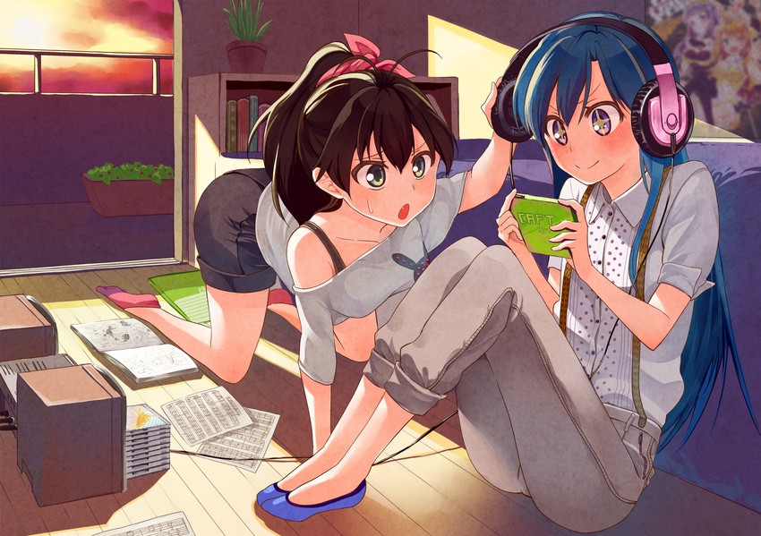 kisaragi chihaya and ganaha hibiki (idolmaster) drawn by ayasugi_tsubaki