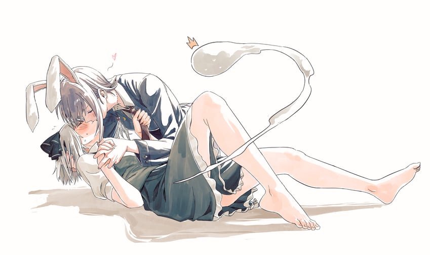 konpaku youmu and reisen udongein inaba (touhou) drawn by minaka_shobu