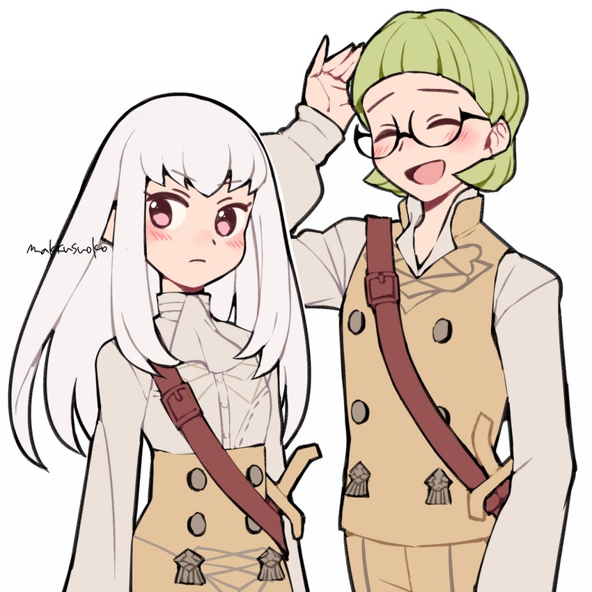 lysithea von ordelia and ignatz victor (fire emblem and 1 more) drawn by do_m_kaeru