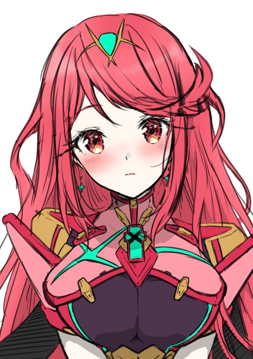 pyra (xenoblade chronicles and 1 more) drawn by nemu_(ut_kakinotane)