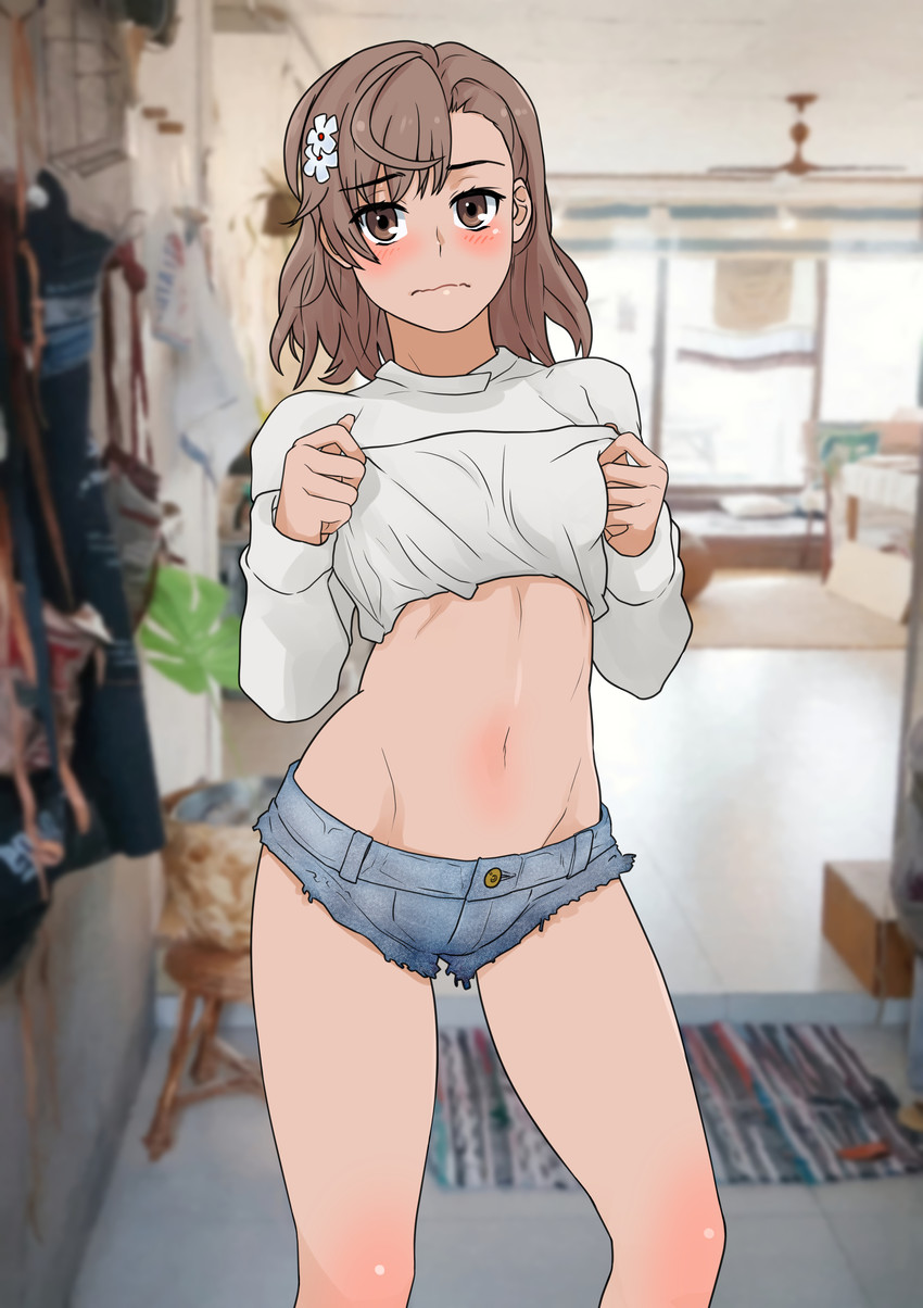 misaka mikoto (toaru majutsu no index and 1 more) drawn by cheese_cat