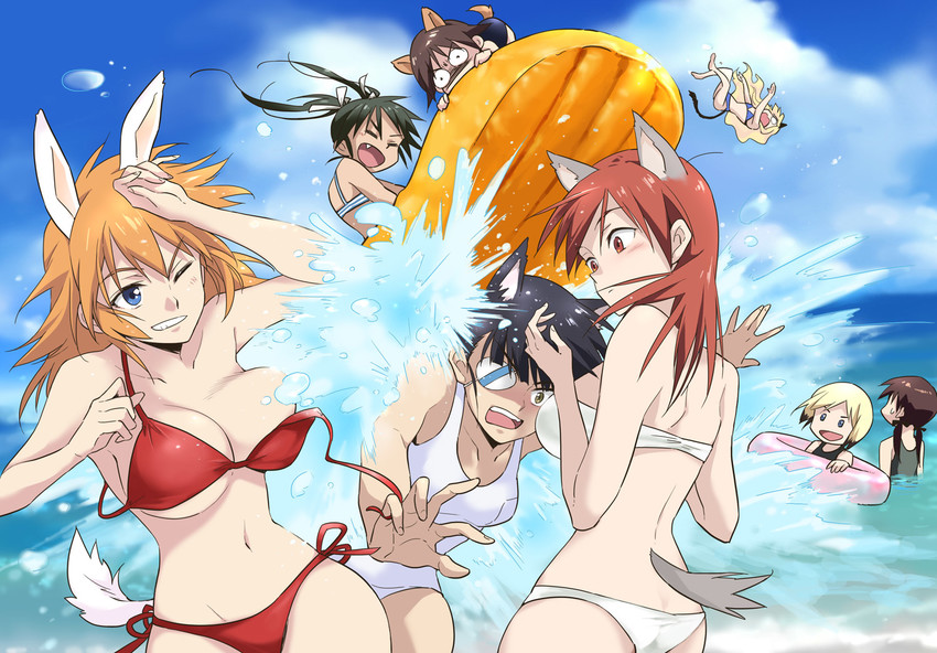 miyafuji yoshika, erica hartmann, gertrud barkhorn, charlotte e. yeager, perrine h. clostermann, and 3 more (world witches series and 1 more) drawn by agahari