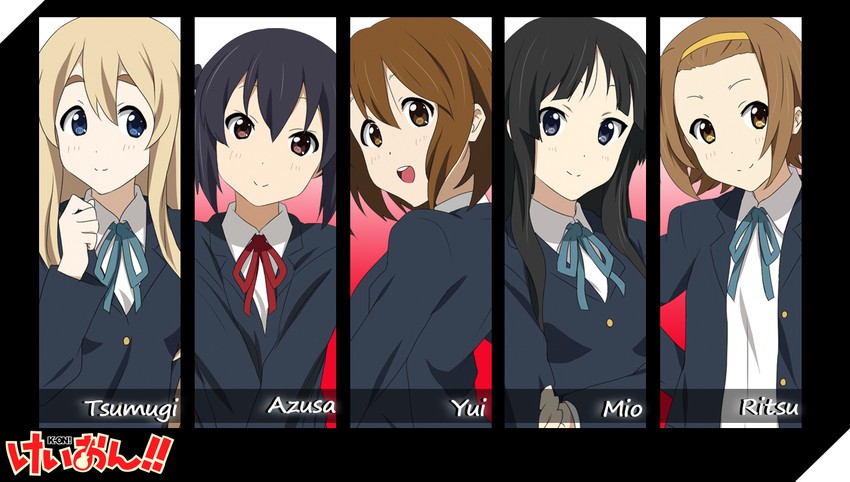 akiyama mio, nakano azusa, hirasawa yui, tainaka ritsu, and kotobuki tsumugi (k-on!) drawn by ikari_manatsu