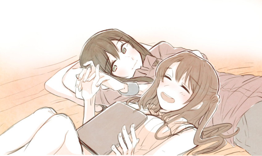 shibuya rin and shimamura uzuki (idolmaster and 1 more) drawn by bowwow_(hamju94)