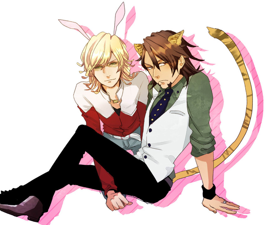barnaby brooks jr. and kaburagi t. kotetsu (tiger & bunny) drawn by 325_(im24)