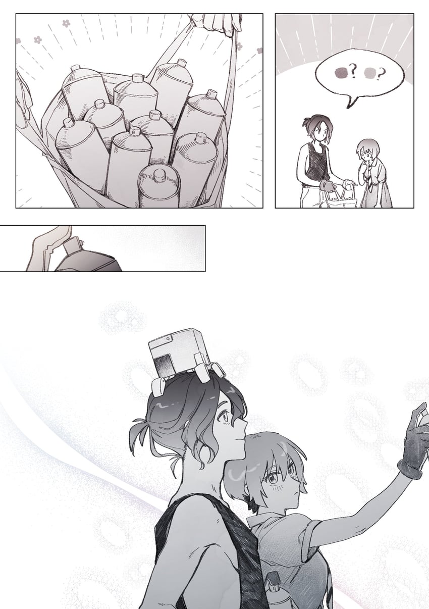 amate yuzuriha, shuji ito, and conch (gundam and 1 more) drawn by cchoo00oo