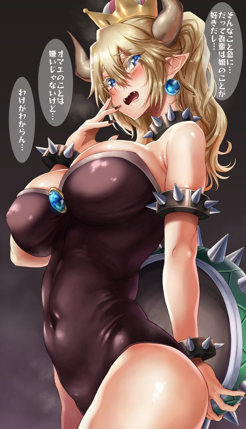 bowsette (mario and 1 more) drawn by hikari_(komitiookami)