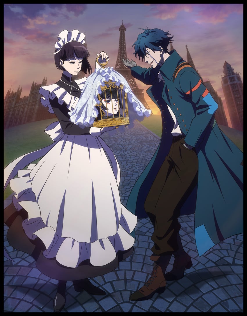 rindou aya, hasei shizuku, and shinuchi tsugaru (undead girl murder farce)
