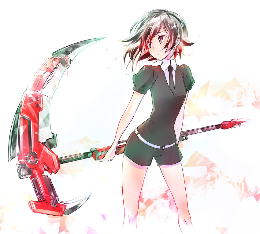 ruby rose, hayami saori, and goshenite (rwby and 1 more) drawn by iesupa
