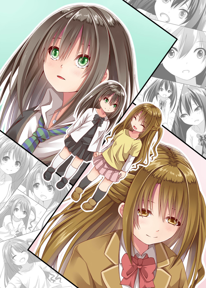 shibuya rin and shimamura uzuki (idolmaster and 1 more) drawn by creek_(moon-sky)