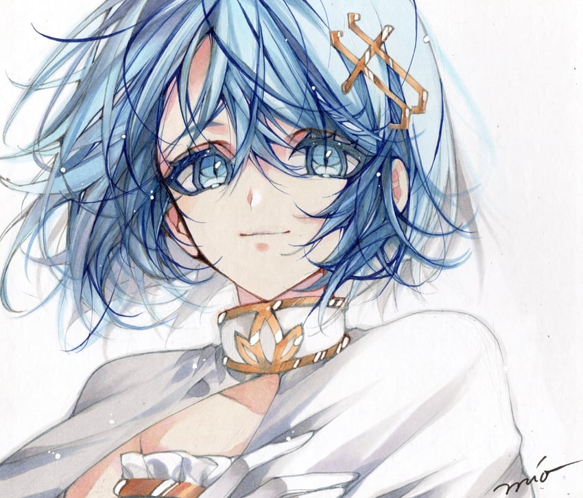 miki sayaka (mahou shoujo madoka magica) drawn by misteor