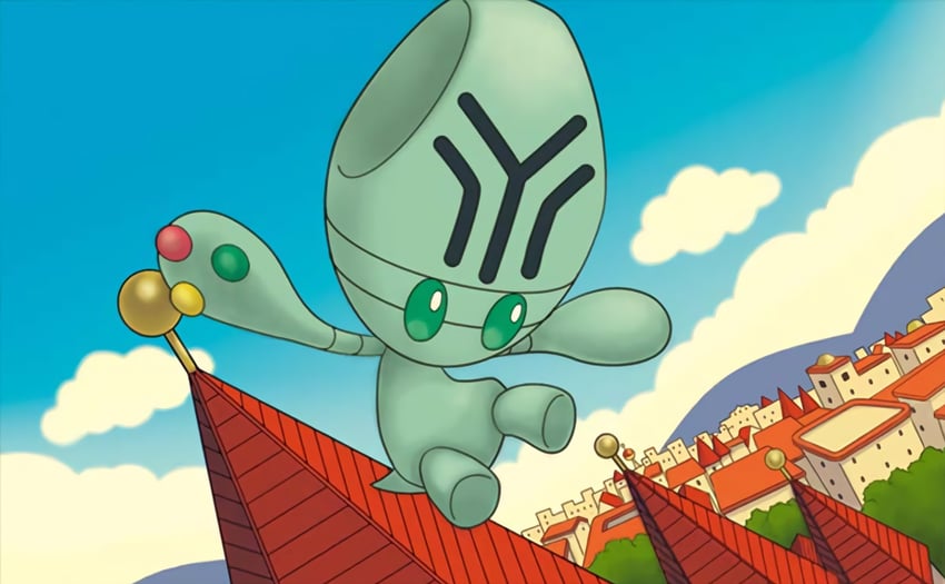 elgyem (pokemon and 1 more) drawn by kizuki_sumiyoshi
