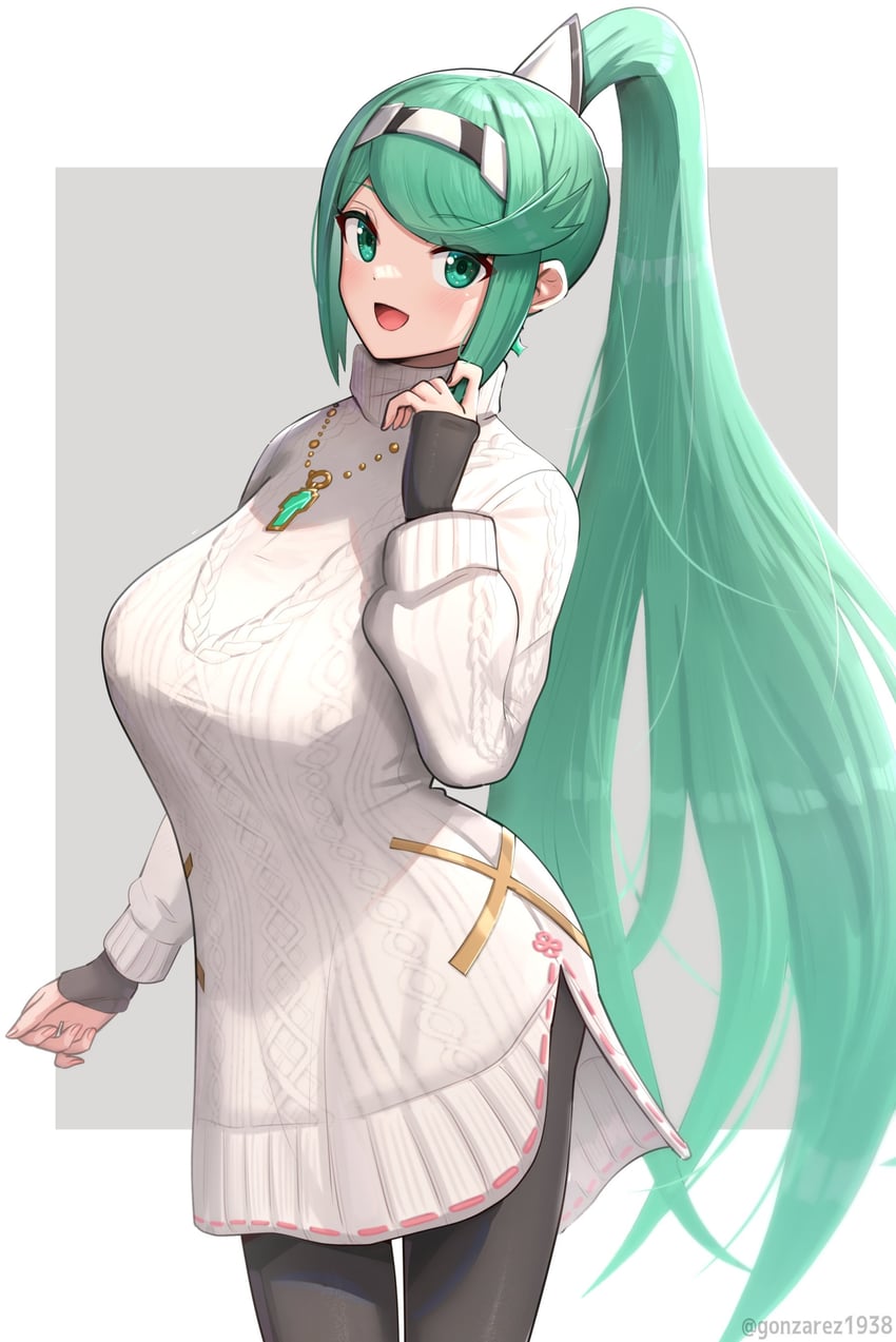 pneuma (xenoblade chronicles and 1 more) drawn by gonzarez