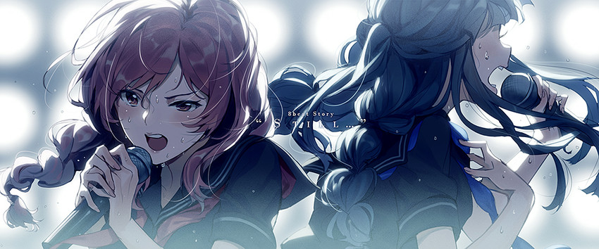 tachibana ayame and himesaki anri (8 beat story) drawn by ekao