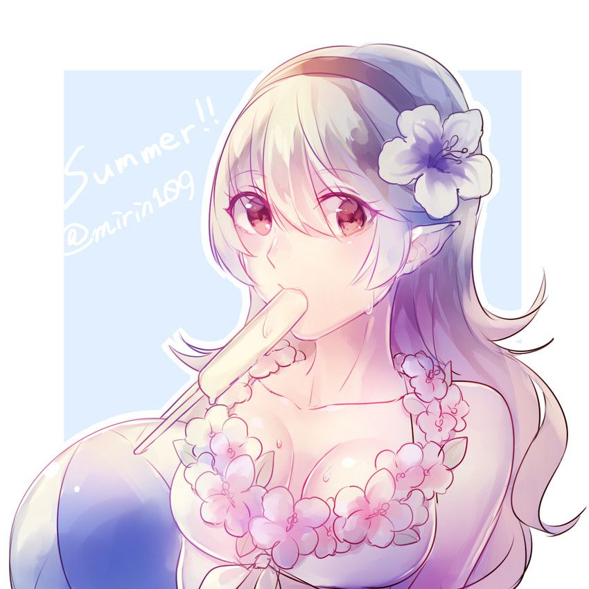 female corrin (fire emblem and 2 more) drawn by comumo
