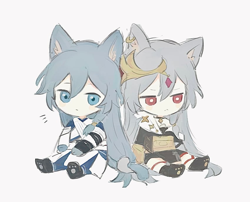 fu hua and herrscher of sentience (honkai and 1 more) drawn by tya_tya_3rd