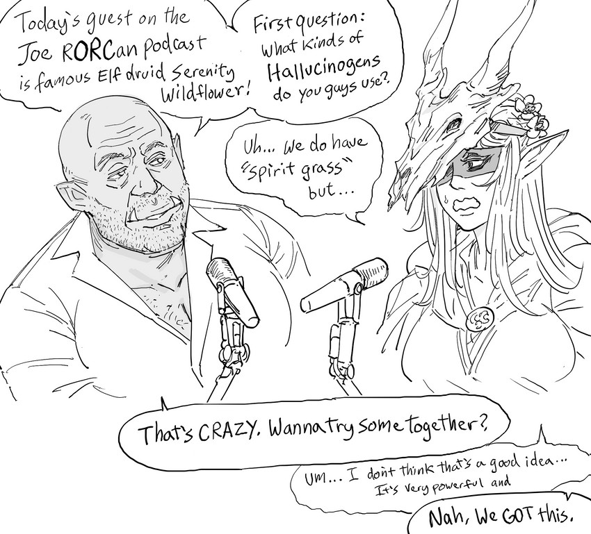 joe rogan (original and 2 more) drawn by bb_(baalbuddy)