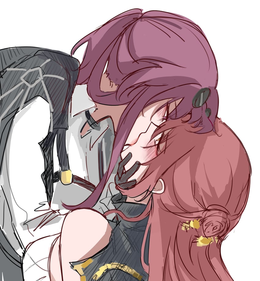 kafka and himeko (honkai and 1 more) drawn by 32wdsxz