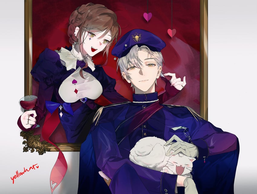 rosa and vyn richter (tears of themis) drawn by missedyellowhat