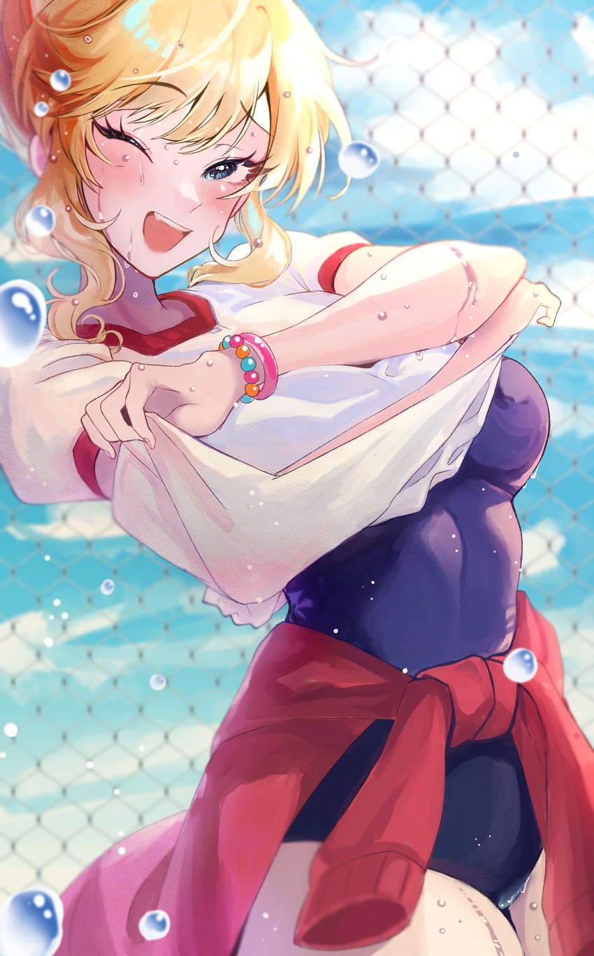 ohtsuki yui (idolmaster and 1 more) drawn by fujima_(k114)